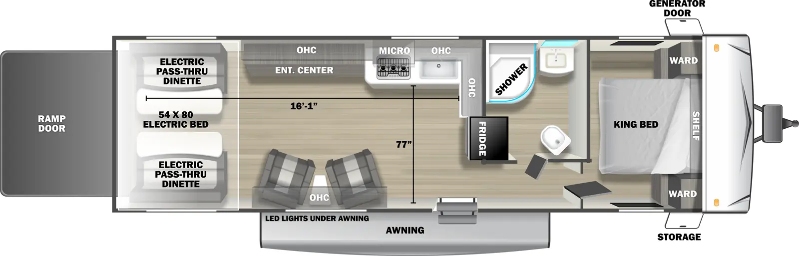 Shockwave 2730RLX - DSO Floorplan